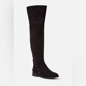 JustFab Brienne Thigh High Boot, 9.5